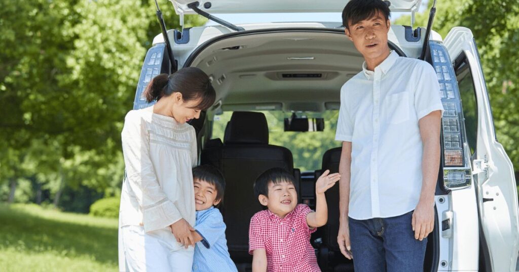 車と家族